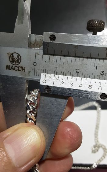 สร้อยคอ SILVER แท้ งานสวยละเอียด ลายนิยม ยาว 26นิ้ว ตาขอตัวS รูปที่ 18