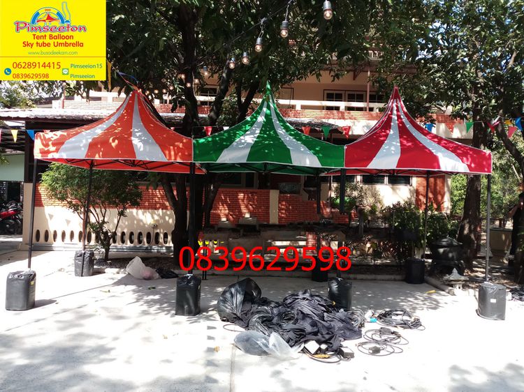 เต็นทพับเช่าแฟนซีขาวแดงพับ รูปที่ 15