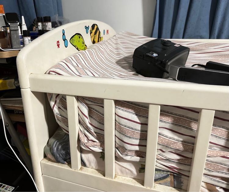 ไม่ต่อ มีของแถมด้วย เตียงเด็ก 3 ฟุต ไม้แท้ มีขอบกั้น รูปที่ 4