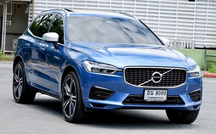 Volvo XC60 2019 2.0 T8 R-Design 4WD Utility-car เบนซิน ไม่ติดแก๊ส เกียร์อัตโนมัติ น้ำเงิน