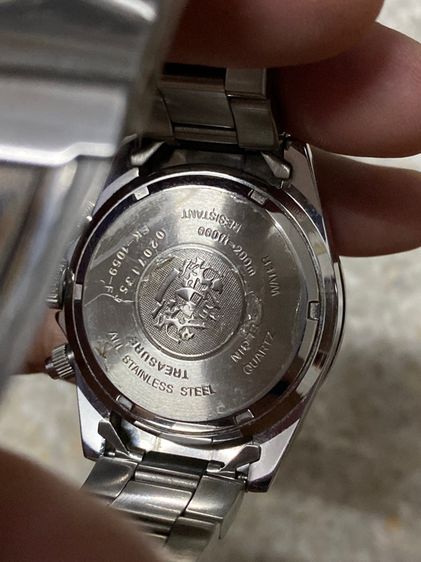 นาฬิกายี่ห้อ ELGIN  ควอทซ์ โครโนกราฟ ของแท้มือสอง สภาพยังสวย สายยาว 7 นิ้วครึ่ง 1450฿ รูปที่ 2