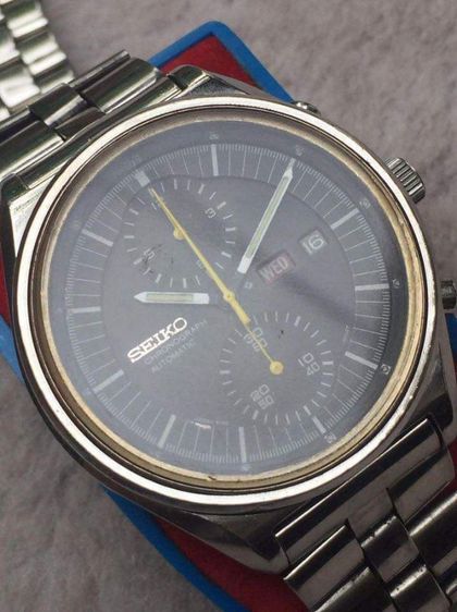 นาฬิกา SEIKO CHRONOGRAPH 6138-3002 JUMBO AUTOMATIC ยุค 1970 
ไซโก้ จับเวลา ออโตเมติก กด Stop และ Set ตรงเลข 12 สามารถใช้จับเวลาได้ รูปที่ 3