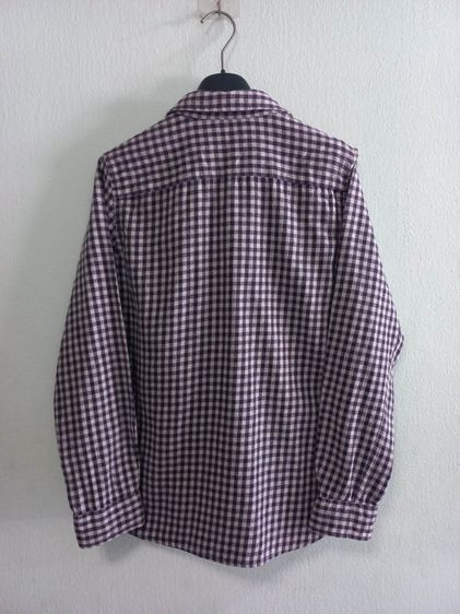 🌈เสื้อเชิ้ตแขนยาว เสื้อเชิ้ตลายสก็อต แบรนด์ Uniqlo(ยูนิโคล่)❗️แบรนด์แท้💯 🪧ผู้นำแฟชั่นรู้จักกันดีกับแบรนด์คุณภาพ👉✨️ รูปที่ 4