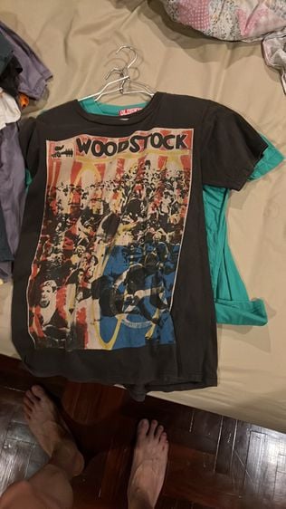 เสื้อยืด Woodstock Size M รูปที่ 1