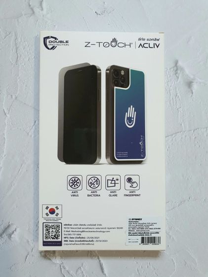 ฟิลม์ติดหน้าจอมือถือ กันรอย กันเชื้อโรค Iphone11 Z-Touch แท้ ใหม่ รูปที่ 5