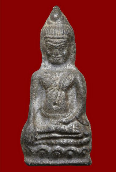 ให้เช่า พระกรุเนื้อชินเงิน พิมพ์ใหญ่ พระร่วงหูยาน กรุวัดพระศรีรัตนมหาธาตุ จ.ลพบุรี หลังลายผ้า รูปที่ 7