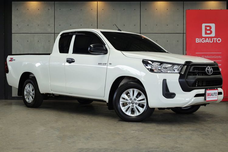 Toyota Hilux Revo 2021 2.4 Z Edition Mid Pickup ดีเซล ไม่ติดแก๊ส เกียร์ธรรมดา ขาว