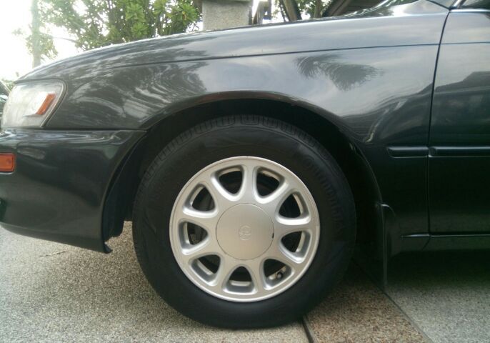 ล้อ โตโยต้า โคโรล่า สามห่วงสเป็คญี่ปุ่น ขอบ 14 กว้าง5.5 ET45 ใส่โตโยต้า สามห่วงบ้านเราได้เลย และ ae90-112 สภาพดี4วง ฝากลางครบ ประมูลยะฮู รูปที่ 5