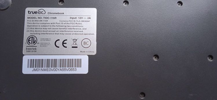 True IDC Chromebook TIDC-116R
โน๊ตบุ๊คราคาถูก ใช้งานได้ 
จอ11นิ้ว แรม2gb ความจุเครื่อง16gb  รูปที่ 3