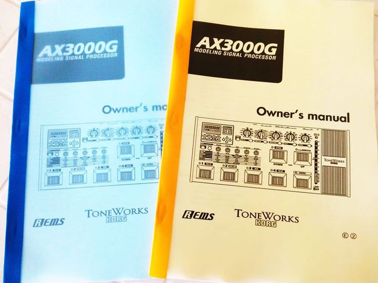 ขายคู่มือภาษาไทย Zoom GFX-8 และ KORG Toneworks AX3000G รวมส่ง 300 บ. รูปที่ 3