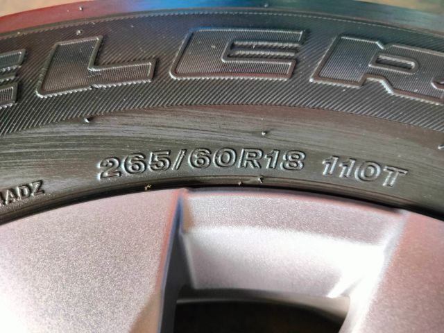 ล้อแม็กขอบ18 6รูพร้อมยางใส่อิซูซุ มิตซู รูปที่ 10