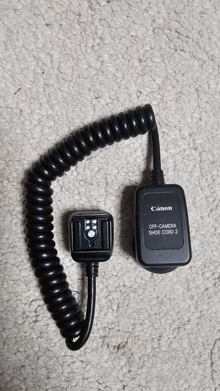 Canon  OFF-CAMERA SHOE CORD 2 สายซิงค์แฟลชแคนนอน รูปที่ 3