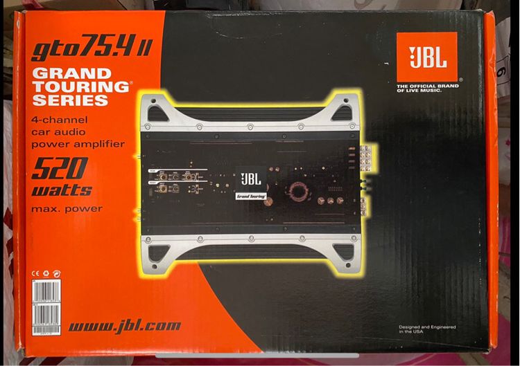 Amplifier JBL GTO, 104w X 4 at 4 Ohms รูปที่ 2