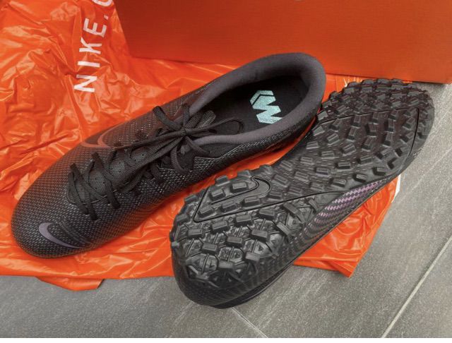 รองเท้าหนัง Nike รุ่น Vapor 13 Academy TF สีดำ กราไฟท์ ของแท้Shopไทย รองเท้าฟุตบอล Size UK10.5 US11.5 EUR45.5 30cm รูปที่ 5