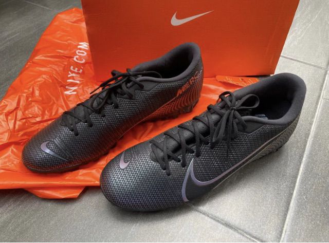 รองเท้าหนัง Nike รุ่น Vapor 13 Academy TF สีดำ กราไฟท์ ของแท้Shopไทย รองเท้าฟุตบอล Size UK10.5 US11.5 EUR45.5 30cm รูปที่ 3