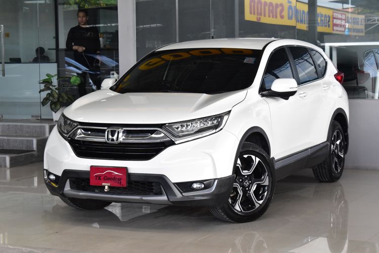 Honda CR-V 2017 2.4 EL 4WD Utility-car เบนซิน ไม่ติดแก๊ส เกียร์อัตโนมัติ ขาว
