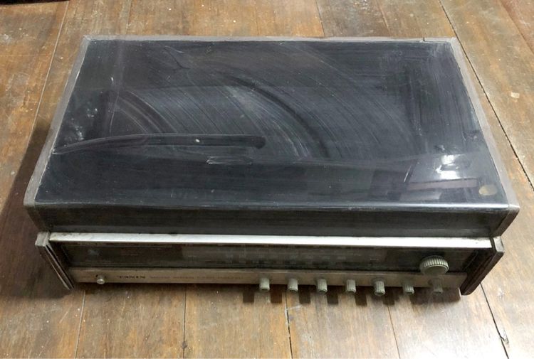 เครื่องเล่นแผ่นเสียงและวิทยุ ธานินทร์ Tanin TPR 2200 AM FM Stereo สภาพเก่าต้องซ่อม รูปที่ 2