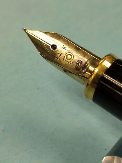 ปากกาหมึกซึม Platinum leather ด้ามหุ้มหนัง หัว EF 14k รูปที่ 5