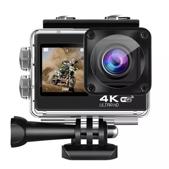 กล้องกันน้ำ กล้อง 4K จอสัมผัส AUSEK AT-S60TR Action Camera เซ็นเซอร์ SONY รูปที่ 2