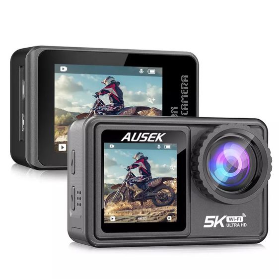 กล้องกันน้ำ กล้อง 5K จอสัมผัส AUSEK AT-S81TR Action Camera เซ็นเซอร์ SONY รูปที่ 2