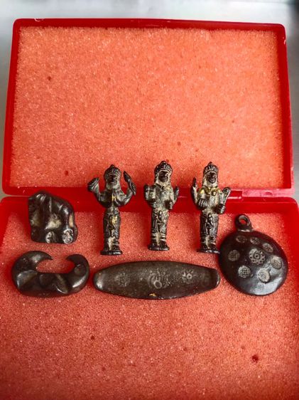 พระนารายณ์ 4 กร รวม 7 ชิ้น สูง 3 เซ็นติเมตร. รูปที่ 8