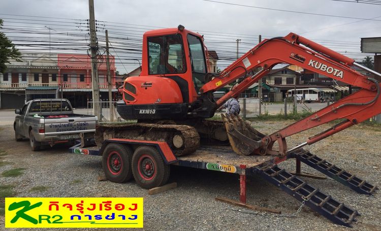 พ่วง ลากจูง บรรทุก แมคโคร แบ็คโฮ แบคโค ขนาดเล็ก รูปที่ 5