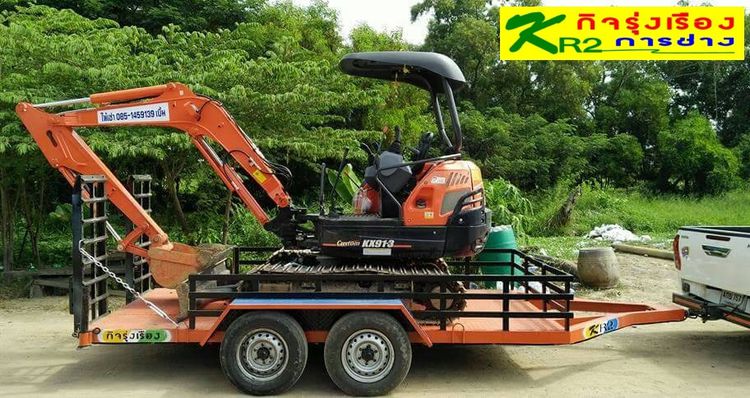 พ่วง ลากจูง บรรทุก แมคโคร แบ็คโฮ แบคโค ขนาดเล็ก รูปที่ 13