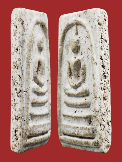 เนื้อขาว,เกศทะลุชุ้ม ให้เช่าบูชา พระเครื่องชุดเบญจภาคี (RR077)พระสมเด็จวัดระฆัง พิมพ์ใหญ่ เนื้อเก่า พิมพ์ชัด รูปที่ 7