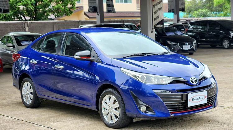 Toyota Yaris ATIV 2017 1.2 S Sedan เบนซิน ไม่ติดแก๊ส เกียร์อัตโนมัติ น้ำเงิน รูปที่ 3