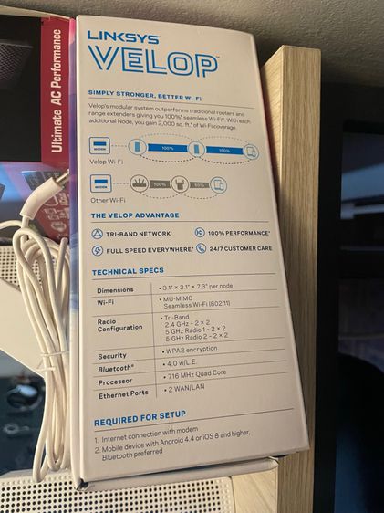 Linksys  velop whole home mesh Wifi (Pack2)  รูปที่ 5