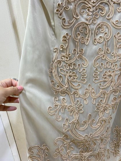 Dress COSST 16 สีเทาทอง ซีทรู ซับในๆตัว  รูปที่ 15