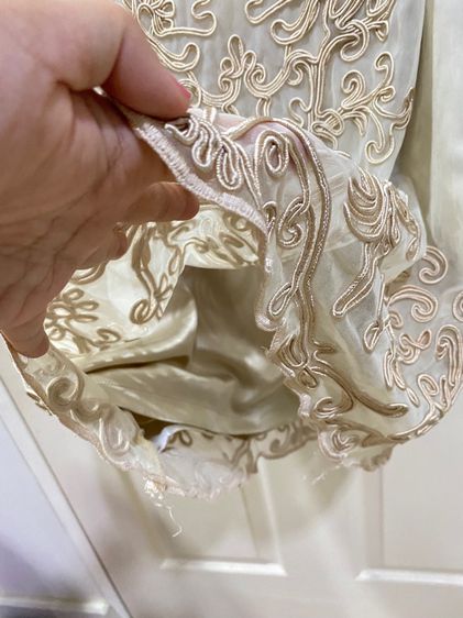 Dress COSST 16 สีเทาทอง ซีทรู ซับในๆตัว  รูปที่ 16