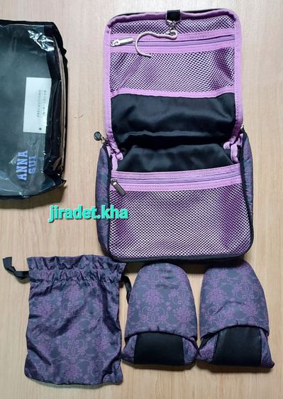 กระเป๋าใส่อุปกรณ์อาบน้ำ ANNA SUI สำหรับเดินทาง พร้อมรองเท้า Slipper สินค้าคัดจากโกดังญี่ปุ่น สินค้าใหม่  (Original) รูปที่ 8