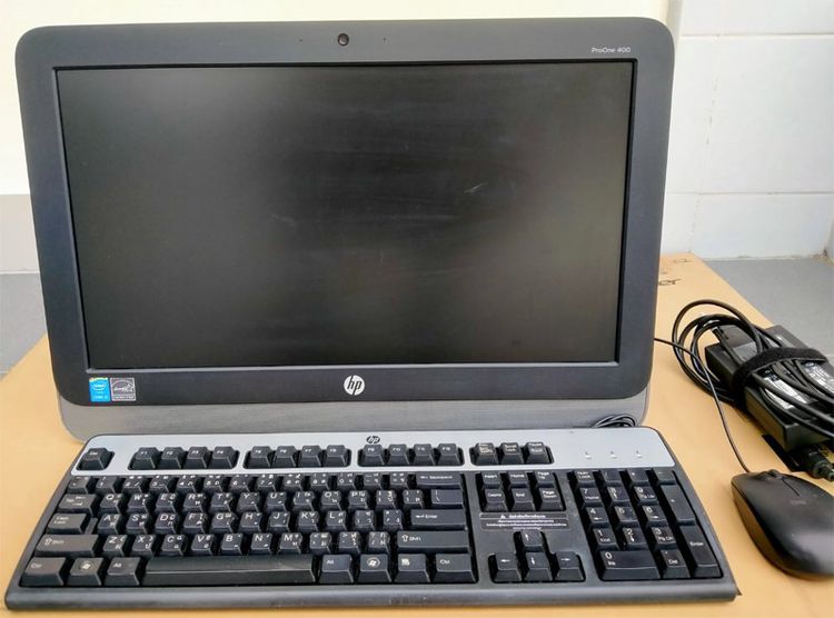 วินโดว์ 4 กิกะไบต์ USB ไม่ใช่ คอมพิวเตอร์ PC HP ProOne 400 All-in-One ตัวเครื่องสวย สภาพดี พร้อมใช้