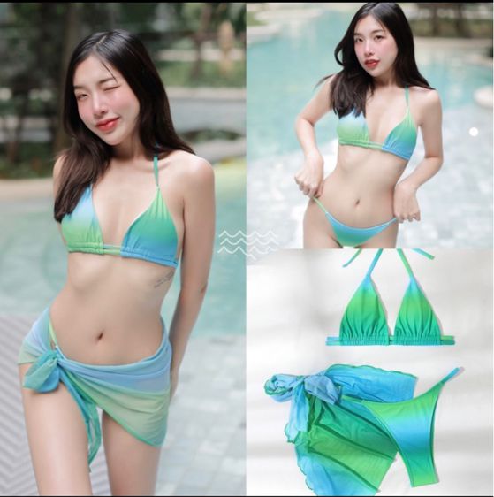 ชุดว่ายน้ำ บิกินี่ 3 ชิ้น รูปที่ 4
