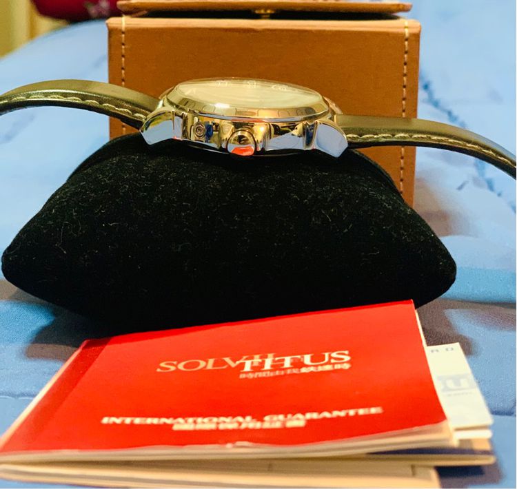 นาฬิกาข้อมือ ยี่ห้อ Sovil Titus หน้าปัดดำ ระบบAutomatic  รูปที่ 5