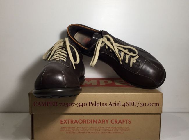 CAMPER Sneakers 46EU(30.0cm) Original งาน Morocco ของแท้ มือ 2 สภาพเยี่ยม, รองเท้า CAMPER หนังแท้ พื้นเต็ม ไม่มีรอยขีดข่วนที่เป็นแผล สวยมาก รูปที่ 8