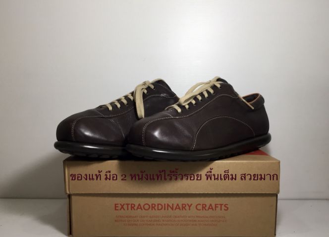 CAMPER Sneakers 46EU(30.0cm) Original งาน Morocco ของแท้ มือ 2 สภาพเยี่ยม, รองเท้า CAMPER หนังแท้ พื้นเต็ม ไม่มีรอยขีดข่วนที่เป็นแผล สวยมาก รูปที่ 3
