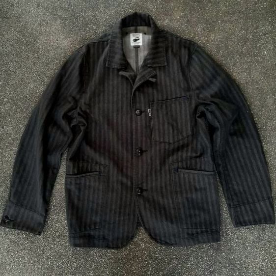 🏇🏇🏇
เสื้อ
Digs NYC
Herring bone striped chore jacket
made in Japan🎌🎌🎌