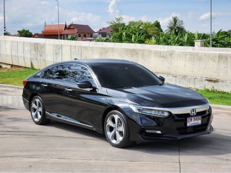 Honda Accord 2019 2.0 Hybrid Tech Sedan ไฮบริด เกียร์อัตโนมัติ ดำ รูปที่ 1