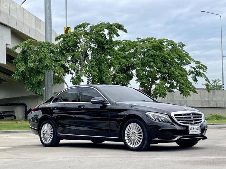 Mercedes-Benz C-Class 2016 C300 Sedan ไฮบริด ไม่ติดแก๊ส เกียร์อัตโนมัติ ดำ