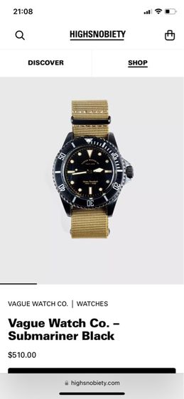 ขายนาฬิกา vague watch co. Tokyo japan รูปที่ 9