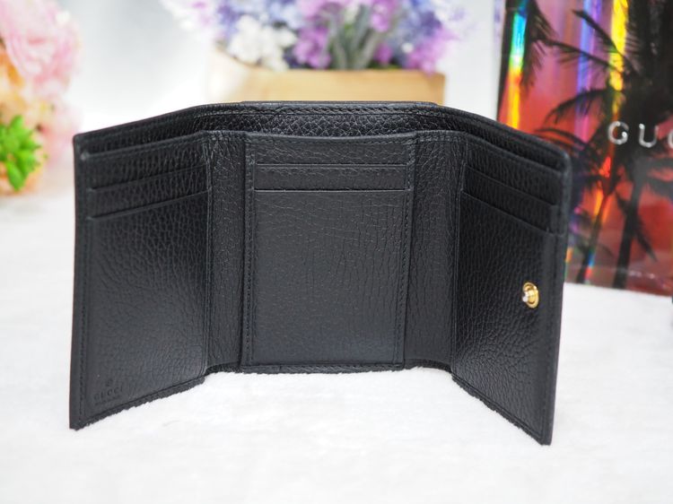Gucci GG marmont tri-fold wallet รูปที่ 9