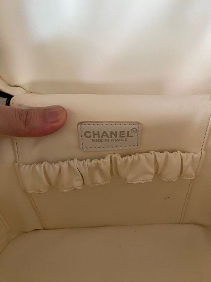 Chanel by sea line vanity canvas bag รูปที่ 13
