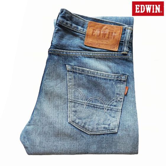 ยีนส์ Edwin Jeans รุ่น 505ZX ริมส้ม
Made in Japan เอว31