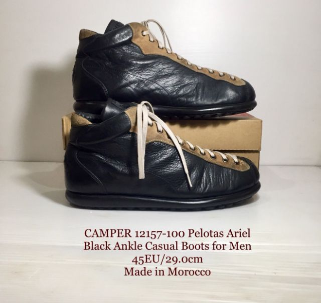 CAMPER Boots 45EU(29.0cm) Original ของแท้ มือ 2 สภาพเยี่ยม, รองเท้า CAMPER หนังแท้ พื้นเต็ม มีร่องรอยเล็กน้อยแทบมองไม่เห็น ตามรายละเอียด รูปที่ 13