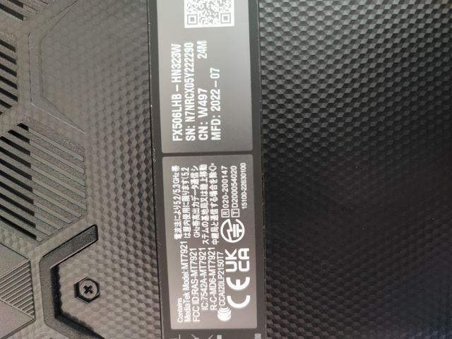 โน้ตบุ๊ค Asus TUF Gaming F15 core i5-10300H ram16 ประกันเหลือ รูปที่ 10