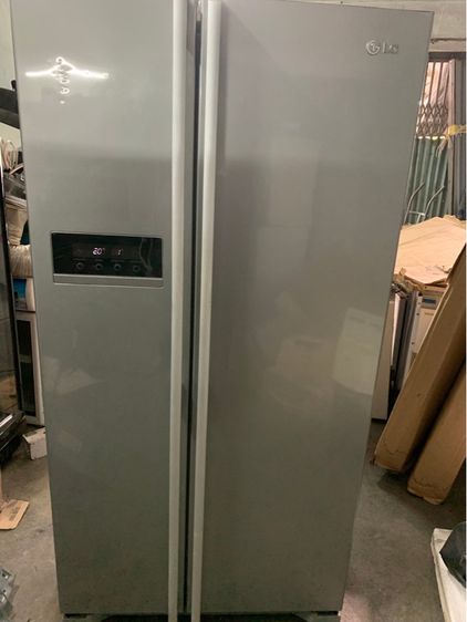 ตู้เย็นไซด์-บาย-ไซด์ ตู้เย็น LG 18.9 Q สภาพใหม่ใช้งานปกติภายในสวย