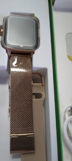 อุปกรณ์เพื่อสุขภาพ ขายนาฬิกาสมาร์ทวอทช์   นาฬิกาเพื่อสุขภาพ มือหนึ่งของแท้  สายสีทอง Limited Edition 