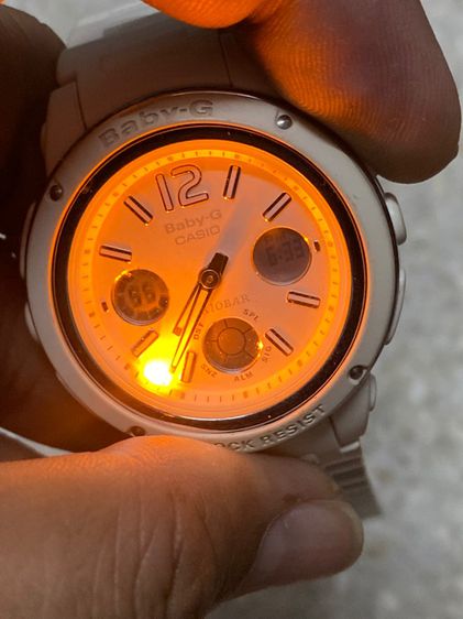 นาฬิกายี่ห้อ CASIO  Baby G ของแท้มือสอง  สภาพใช้งาน ระบบปกติ  450฿ รูปที่ 3